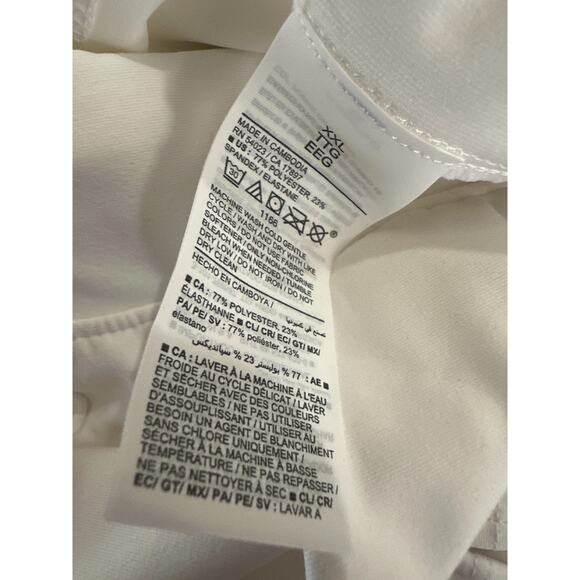 NWT Old Navy High Waisted PowerSoft Shorts White 3" inseam Women's Size XXL - Picture 6 of 11